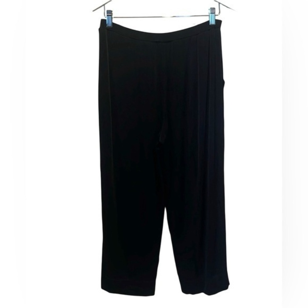 Chico’s Women’s Travelers Loose Fit Stretchy Black Pants Size 1 or 8